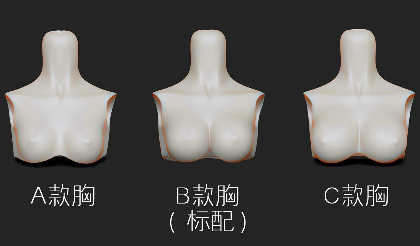 32cm Chest Parts (1/6) | Preorder | PARTS - Image 3