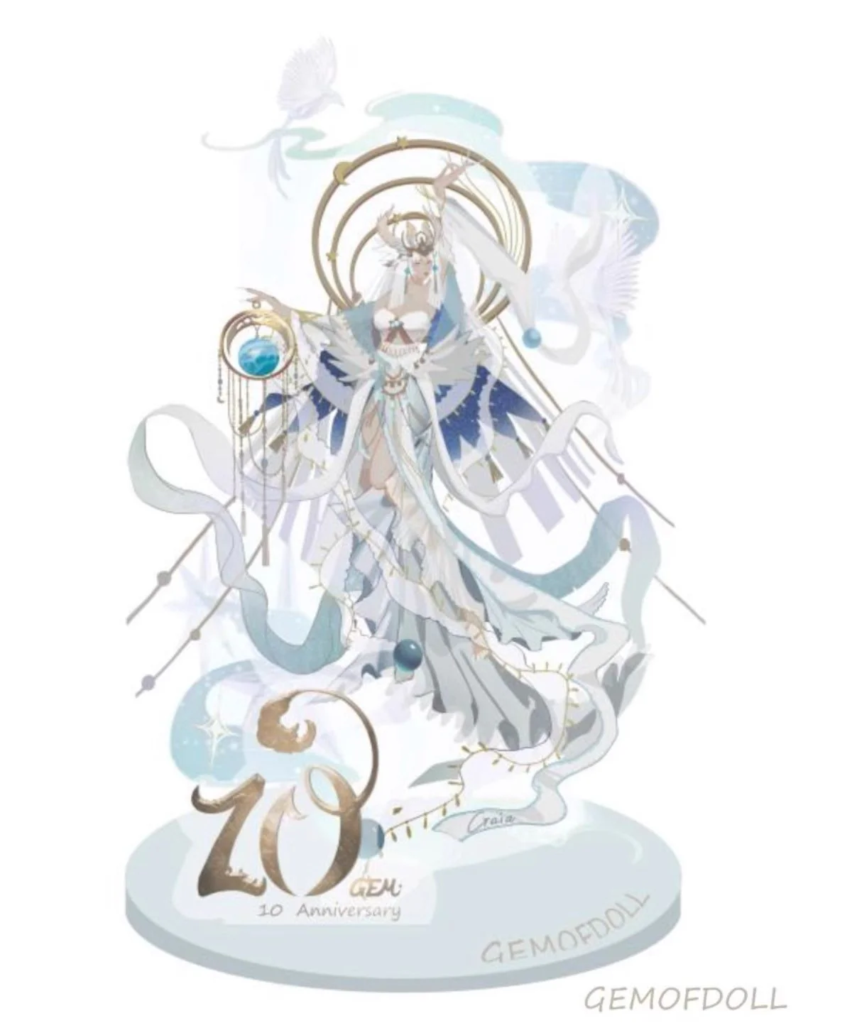 Acrylic Stand: 1/3 Gaia | Preorder | TOOL - Image 3