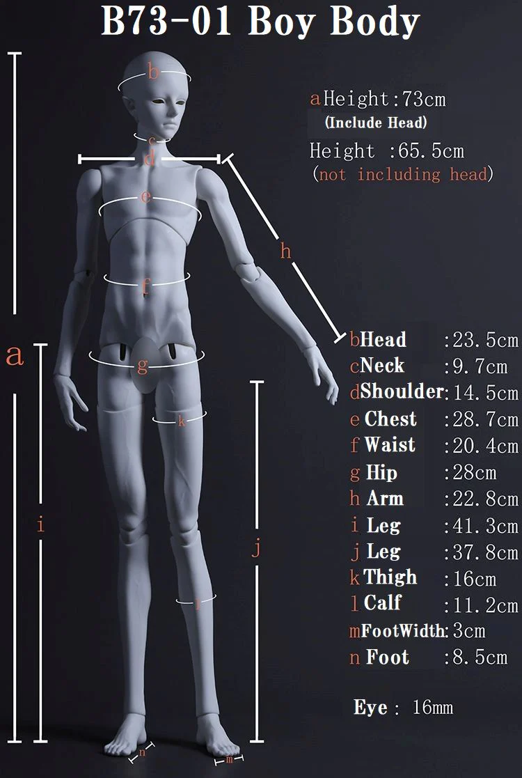 B73-01 Boy Body | Preorder | PARTS - Image 10