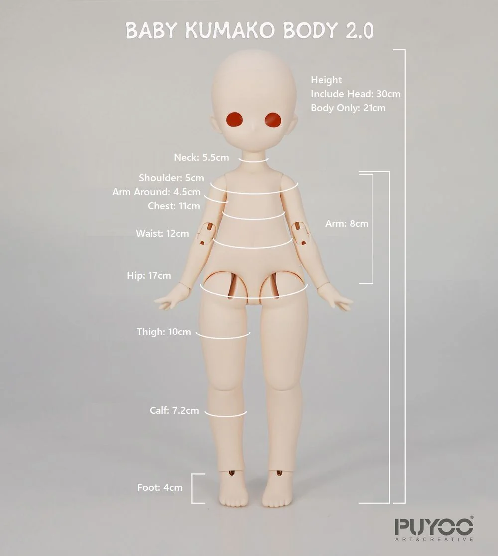 BABY KUMAKO Body Ver2.0 | Preorder | PARTS - Image 15