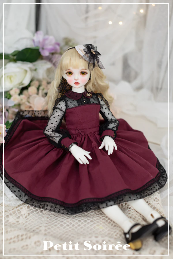 Begonia dress (MSD size): Wine | Preorder | OUTFIT - Image 10
