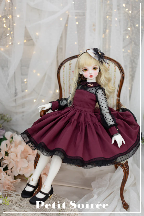 Begonia dress (MSD size): Wine | Preorder | OUTFIT - Image 3