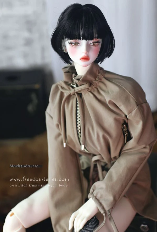 Bomber (Ruffle) Mocha Mouss: 58cm&64cm [Limited quantity] | PREORDER | OUTFIT - Image 2
