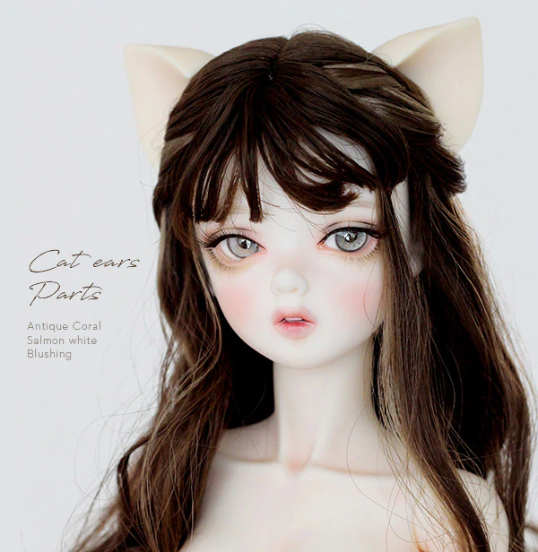 Cat Ears -Antique Coral Skin | Preorder | PARTS - Image 2