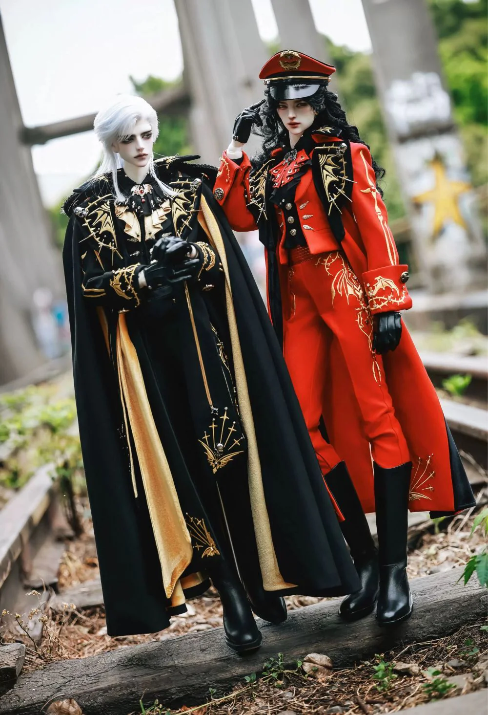 Dark Uniform -Owl Cloak Black Gold: ID75 [Limited Time Offer] | PREORDER | OUTFIT - Image 11