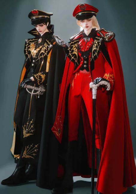 Dark Uniform -Owl Cloak Black Gold: ID75 [Limited Time Offer] | PREORDER | OUTFIT - Image 12