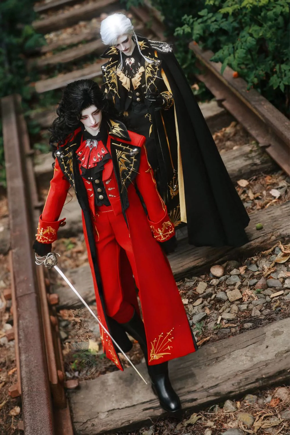 Dark Uniform - Owl Cloak Red Black: LOONG73 [Limited Time Offer] | PREORDER | OUTFIT - Image 3