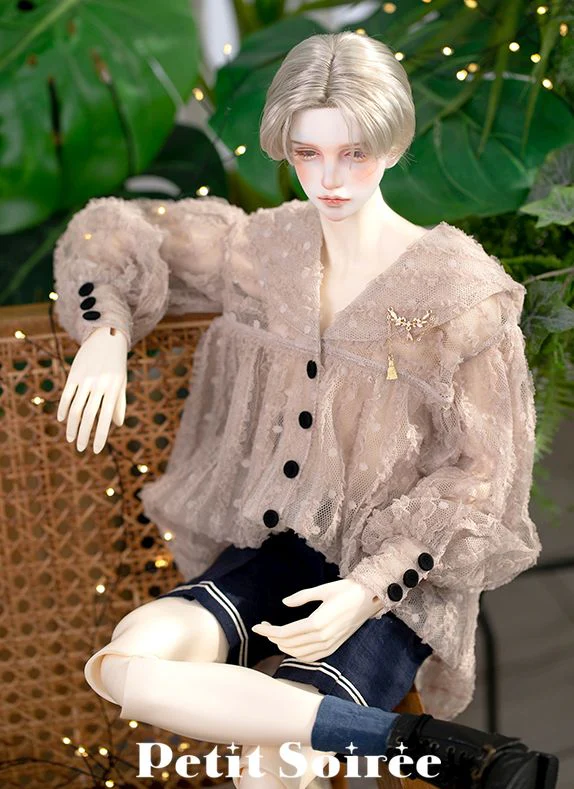 Duvet (Blouse for 70~75cm Boy): Deep Beige [Limited Quantity] | Preorder | OUTFIT - Image 5