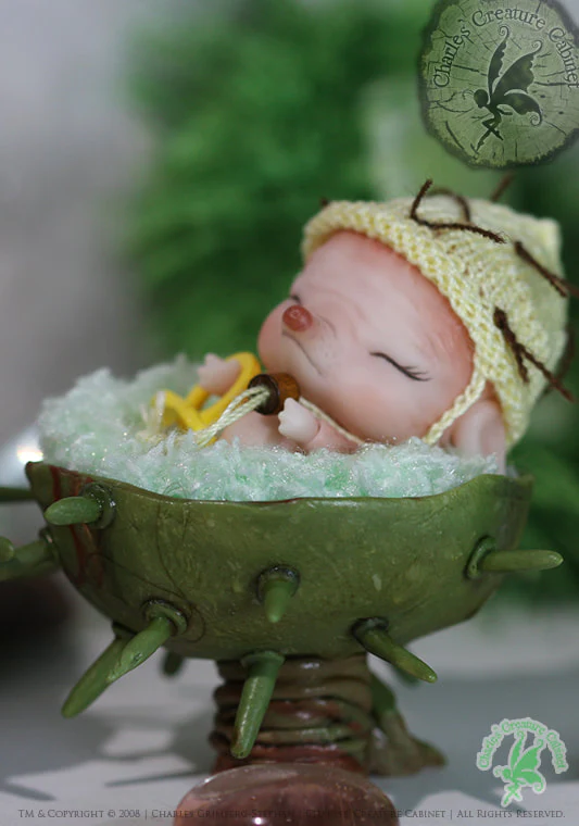 Fuzzy Chestnut ~Baby Bed~ "hard" by Fairy Fragilities | Preorder | ACCESSORY - Image 3