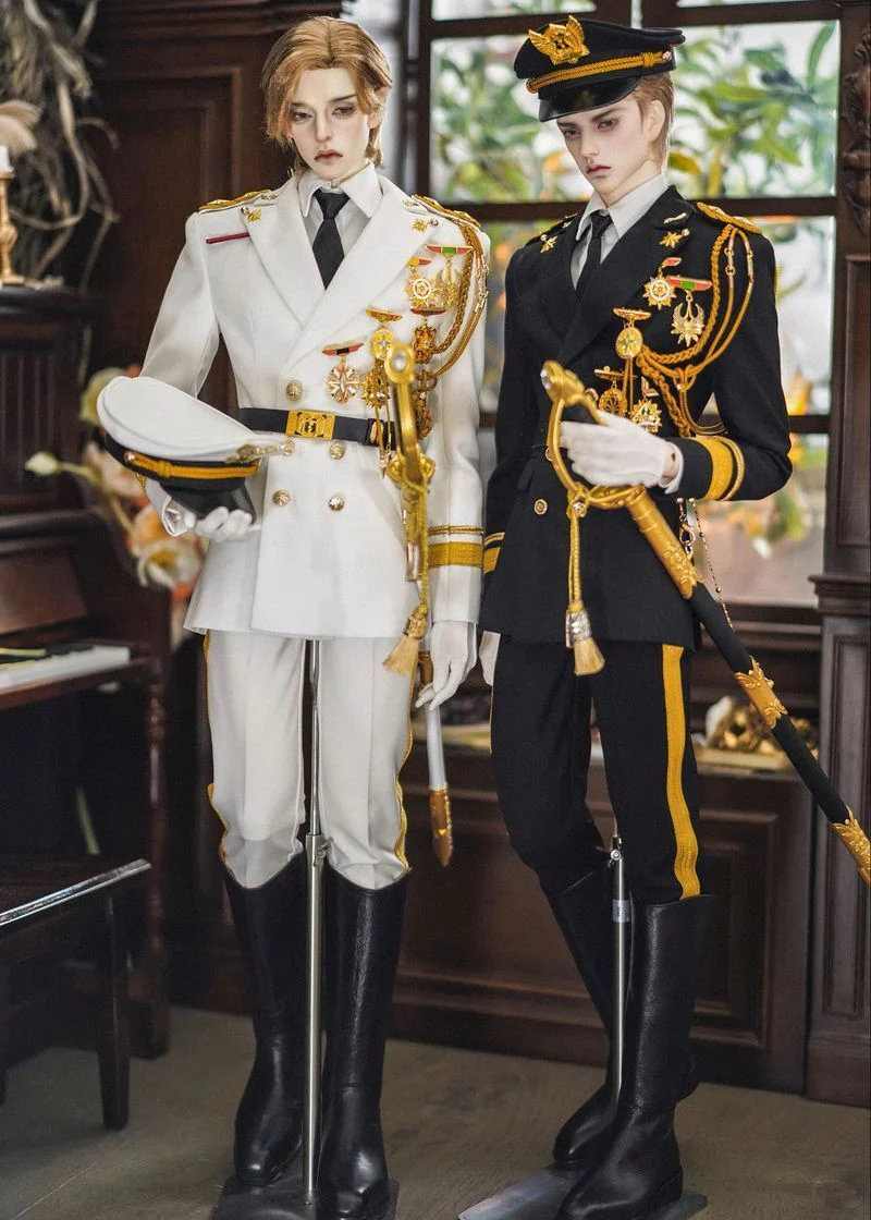Honour Military Dress White & Gold Fullset: ID75 [Limited Time Offer] | PREORDER | OUTFIT - Image 5