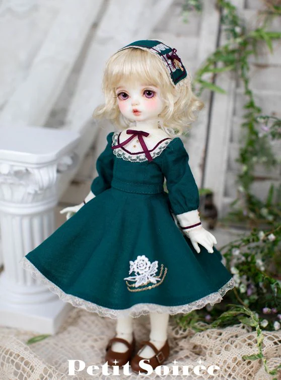 Margaret Dress (USD)-Green | Preorder | OUTFIT