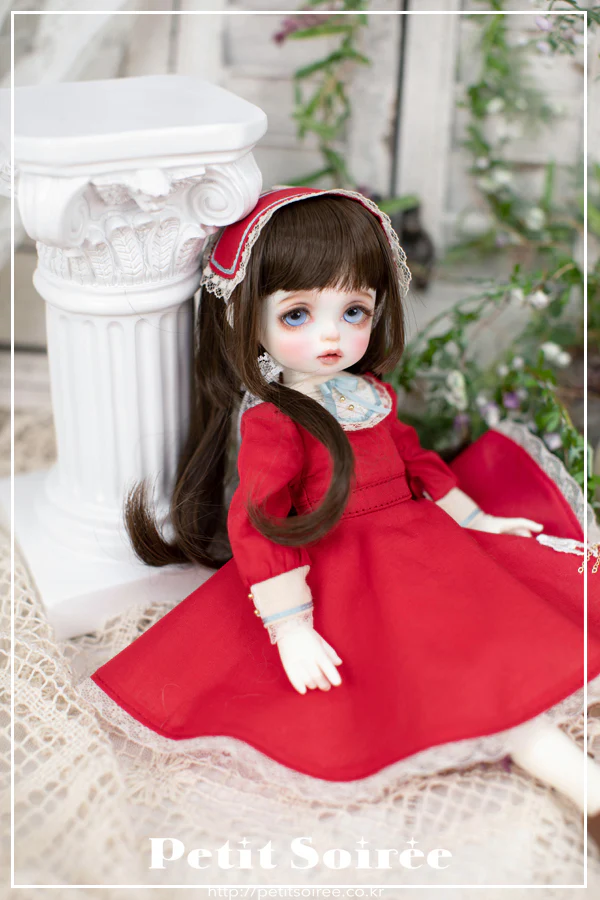 Margaret Dress (USD)-Red | Preorder | OUTFIT - Image 5