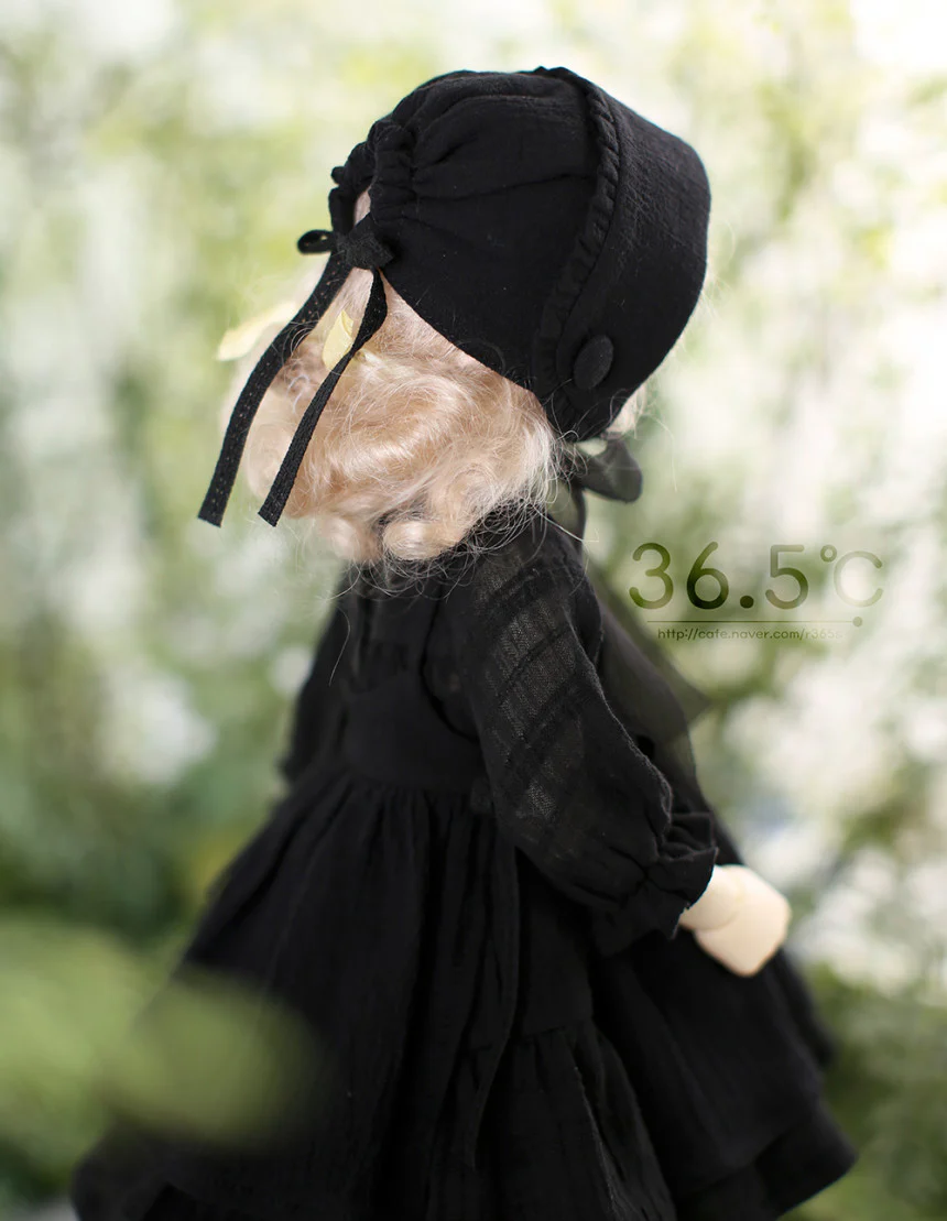 [MSD] Dorothy set - Black (Black) Bonnet（MSD) | Preorder | OUTFIT - Image 5