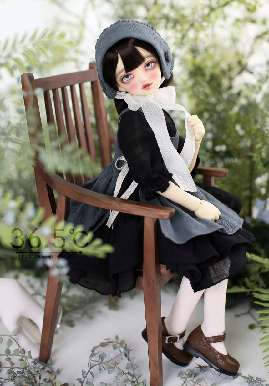 [MSD] Dorothy set - Black (Green) Bonnet（MSD) | Preorder | OUTFIT - Image 4