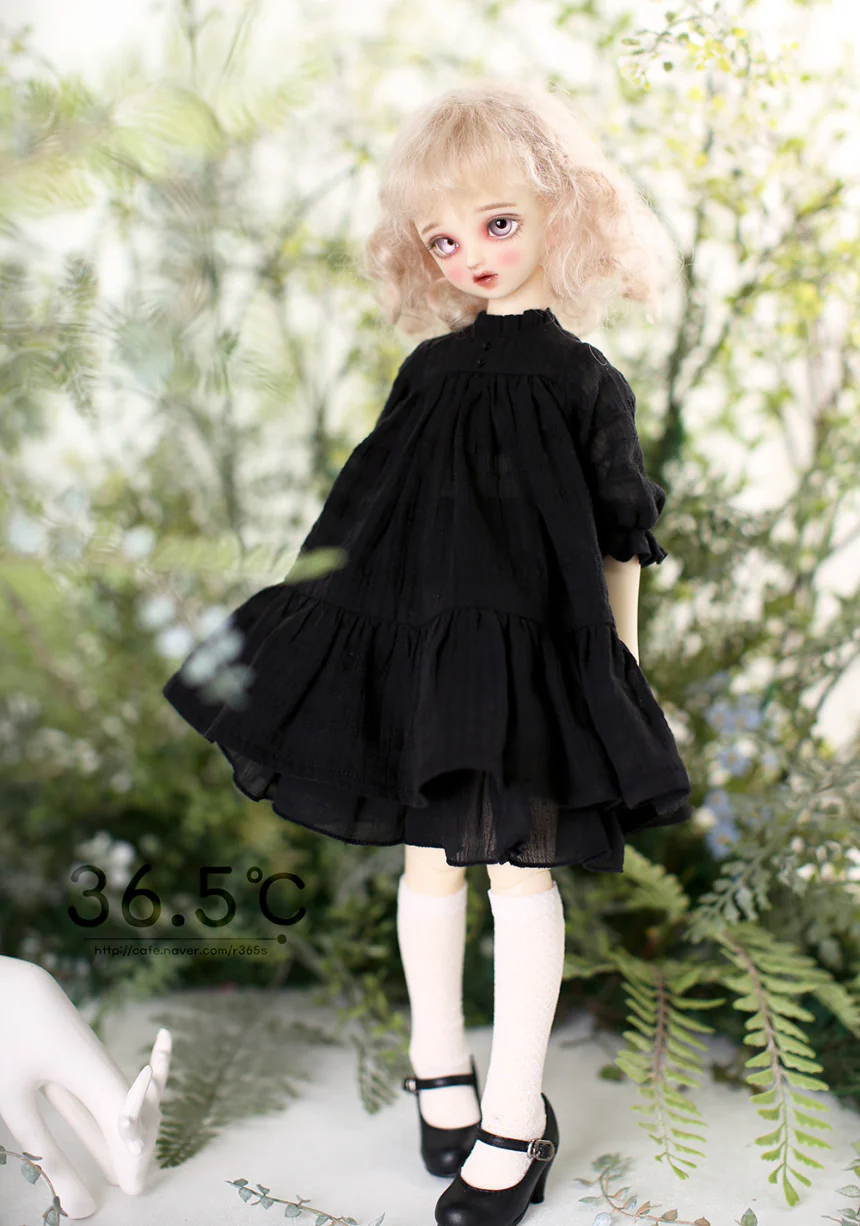 [MSD] Dorothy set - Black (Violet) Bonnet（MSD) | Preorder | OUTFIT - Image 8