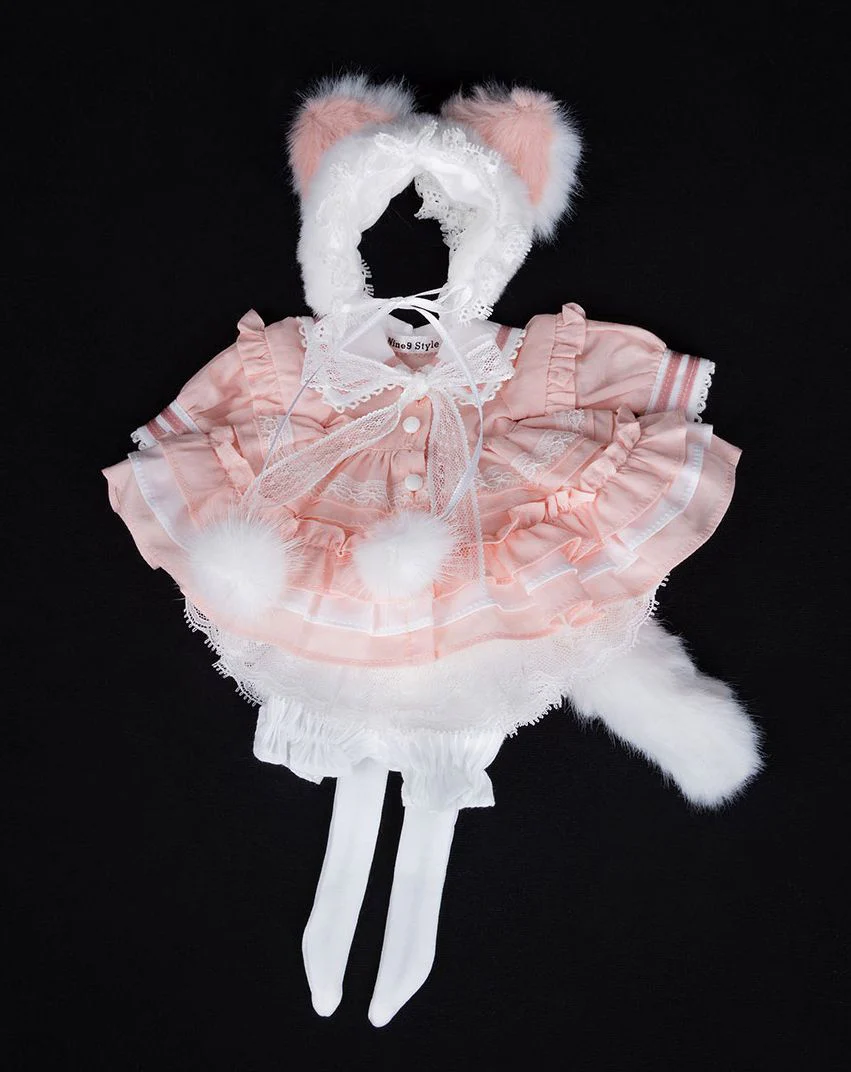 [MSD]Kitty sailor dress(Pink)&[NineBJD] Doll SET | Preorder | DOLL - Image 14