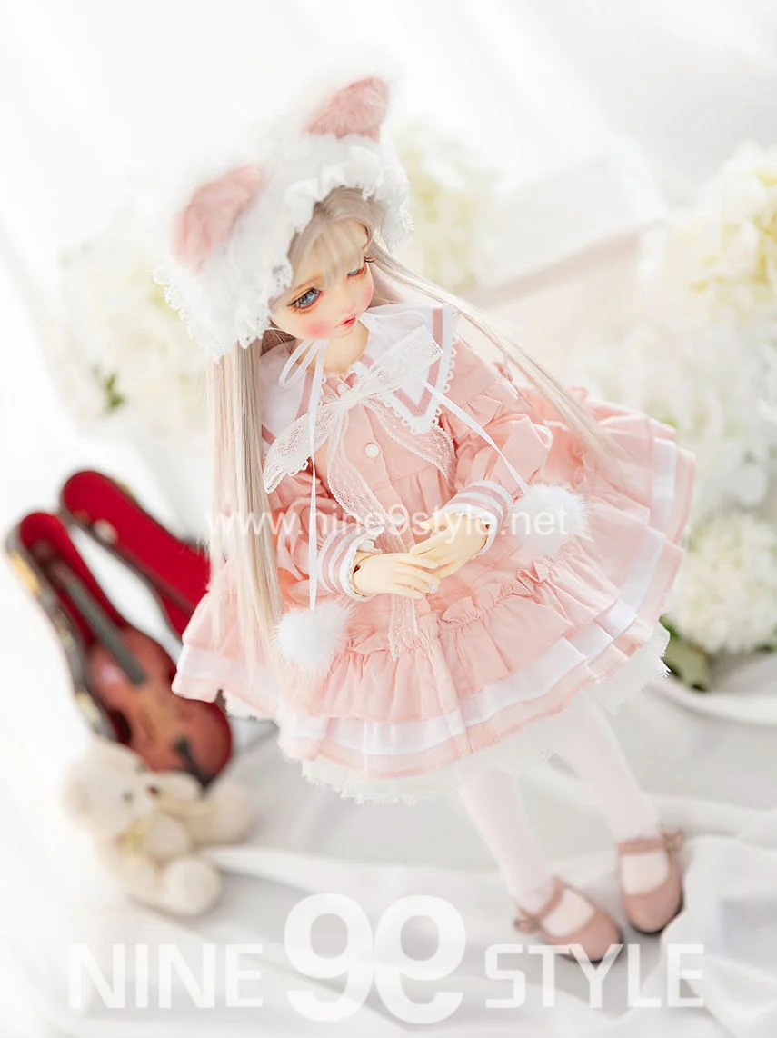 [MSD]Kitty sailor dress(Pink)&[NineBJD] Doll SET | Preorder | DOLL - Image 5
