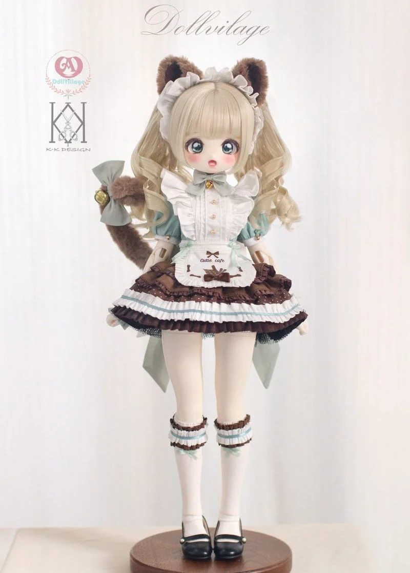 Neko Café Full Set Mint Choco: ADV43 or MDD (8-9inch) [20% OFF for a limited time] | PREORDER | OUTFIT