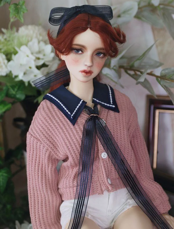 Overfit Cardigan (cropped) -Pink/ 65cm | Preorder | OUTFIT - Image 4