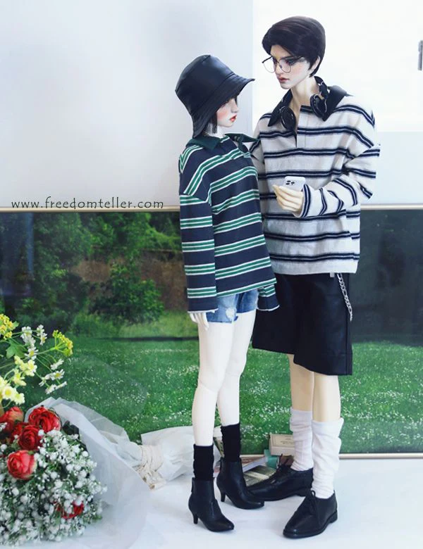 Polo Rugby T Black Stripe: 70cm | Preorder | OUTFIT - Image 11