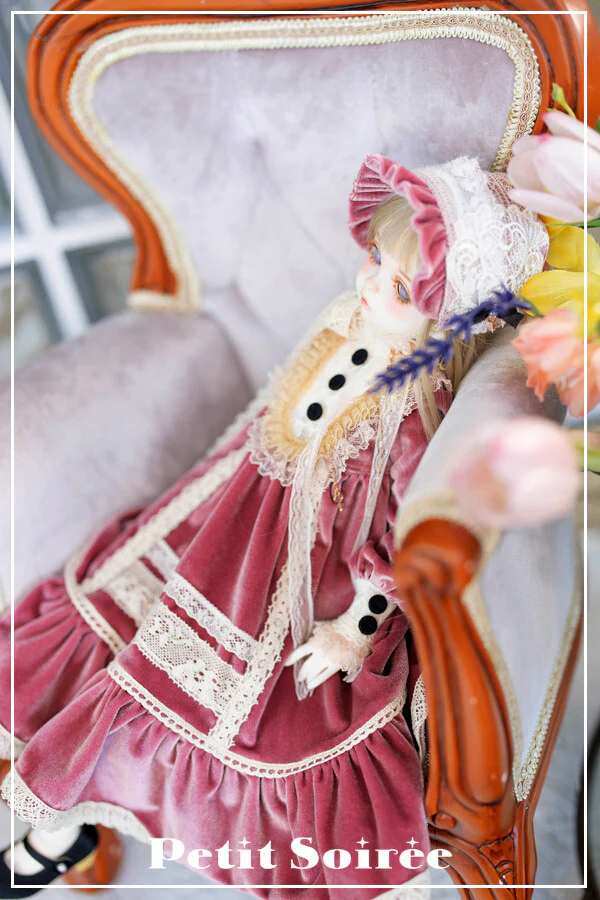 Rosaline Dress (for MSD) -Rose | PREORDER | OUTFIT - Image 4